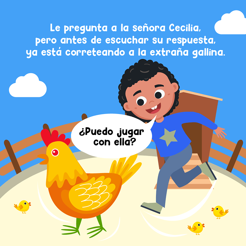 Gallina de patas verdes